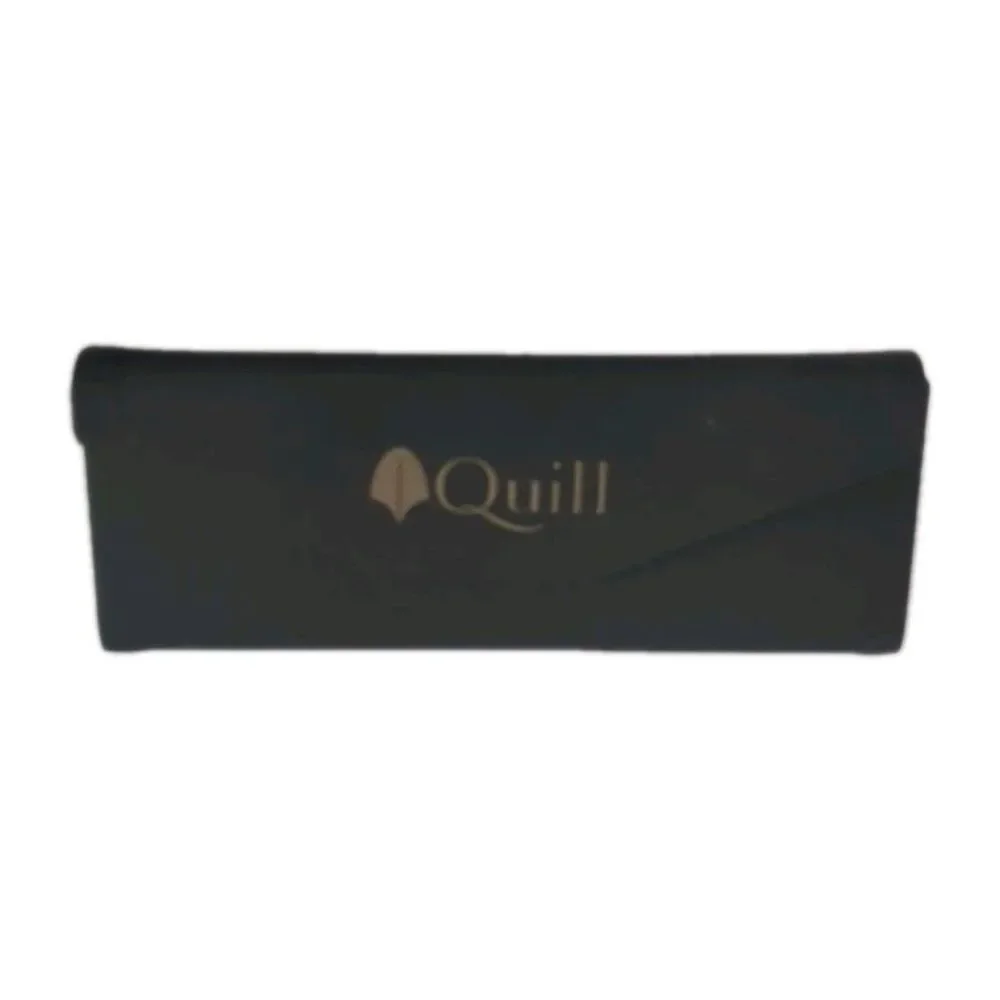 Quill Eyewear Eyeglass / Sunglass Hard Case Magnetic  Closure Black